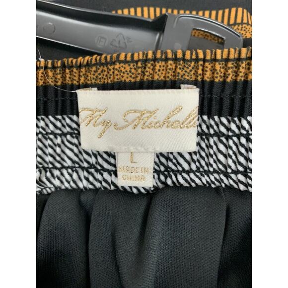 My Michelle Skirt Women's large striped/speckled short exposed back zipper - Picture 4 of 5